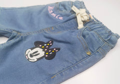 Girls short elasticated W belt