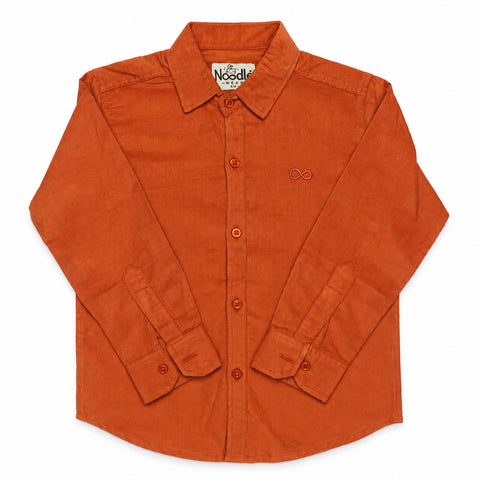 Boys Corduroy Shirt mustard