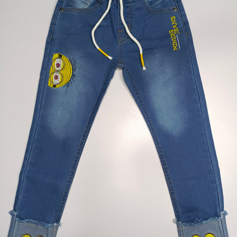 Girls Jegging Pant With elasticated belt