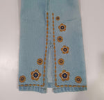 Girls Wide Leg jeans with side slit