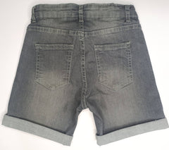 Boys grey denim short
